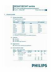 DataSheet BC847 pdf